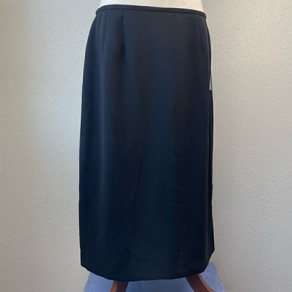 NWT Evan-Picone Black Skirt Size 12